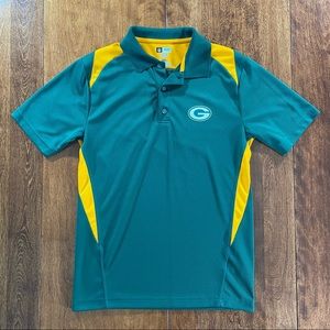 Mens NFL Team apparel Green Bay Packers polo green Small